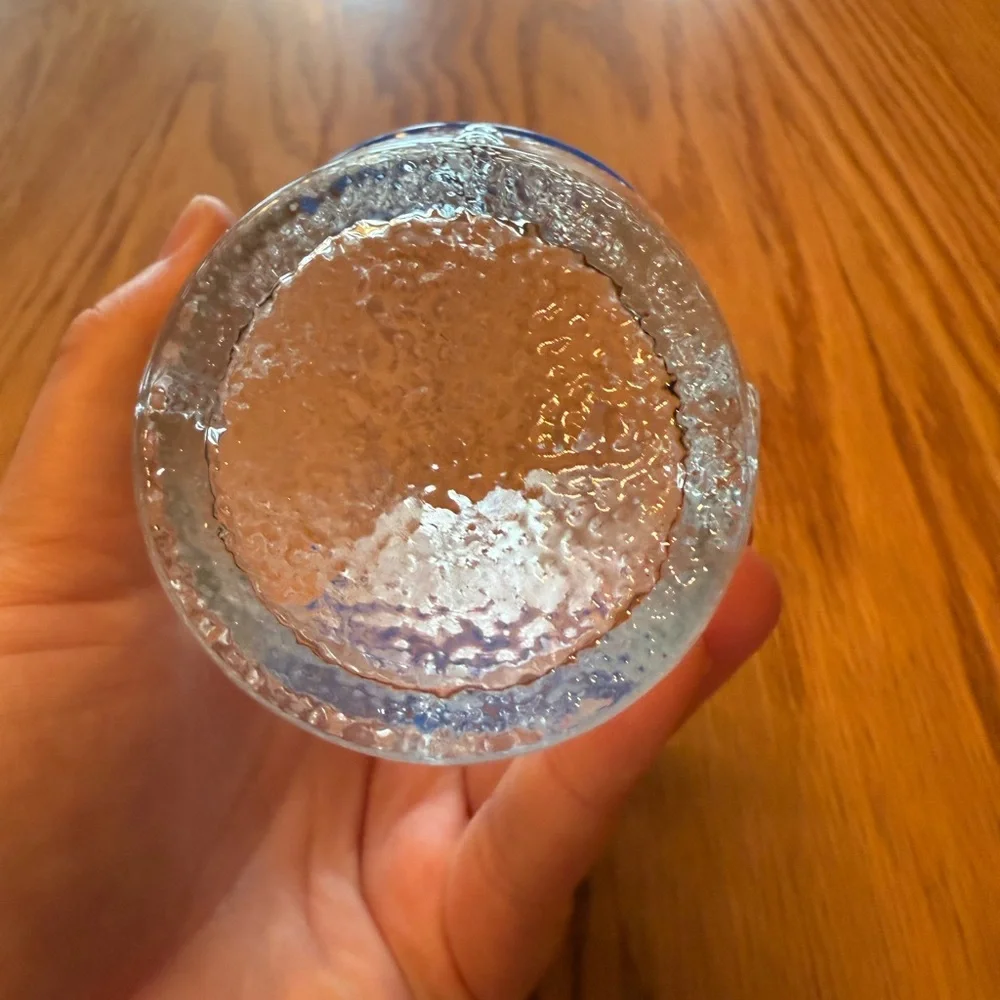 Clear Glass Football Shaped Beer Mug